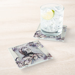 Posavasos De Vidrio Vartan Mamikonian Glass Coaster