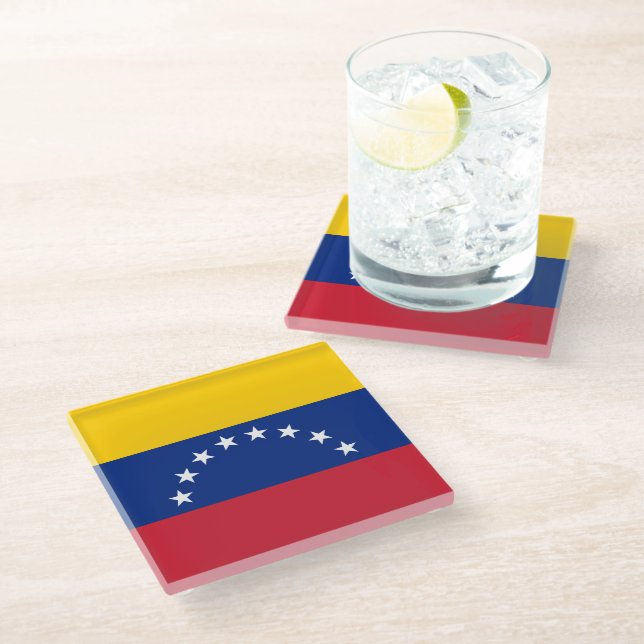 Posavasos De Vidrio Venezuela (Angular)