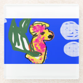 Posavasos De Vidrio Verano de caballitos de mar