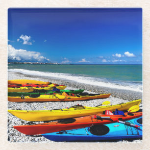 Posavasos De Vidrio Verano Kayaking