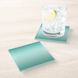 Posavasos De Vidrio Verde Esmeralda Bonito