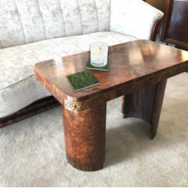 Posavasos De Vidrio Verde rico en fans curvos