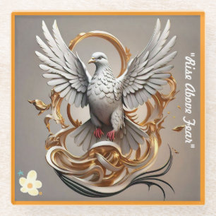 Posavasos De Vidrio "Viaje oscuro a ligero"