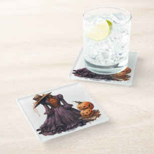 POSAVASOS DE VIDRIO VICTORIAN HALLOWEEN CLOTHING