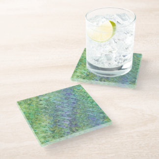 Posavasos De Vidrio vidrio atómico del mar : 