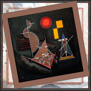 Posavasos De Vidrio Vidrio POSAVASOS - Abstracto - Wassily Kandinsky