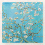 Posavasos De Vidrio Vincent van Gogh - Almond Blossom<br><div class="desc">Florecimiento de almendras / Ramas con flores de almendra - Vincent van Gogh,  aceite sobre lienzo,  1890</div>