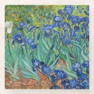 Posavasos De Vidrio Vincent Van Gogh - Lirios