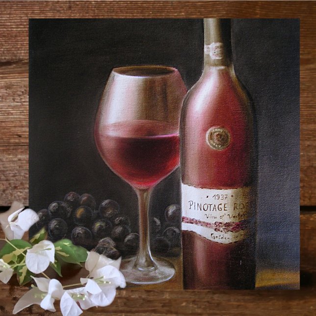 Posavasos De Vidrio Vino Rojo (Subido por el creador)