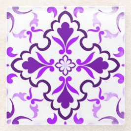 Posavasos De Vidrio Violet