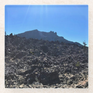 Posavasos De Vidrio Vista del pico de Paulina, Oregón