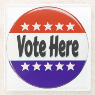 Posavasos De Vidrio Votar aquí