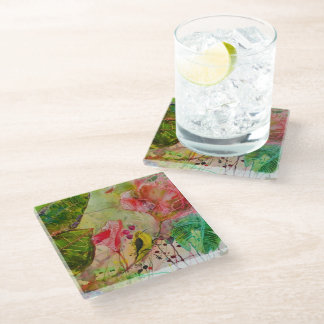 Posavasos De Vidrio Vuelo de Sunbird