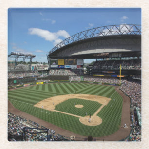 Posavasos De Vidrio WA, Seattle, Safeco Field, béisbol de los Mariners