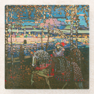 Posavasos De Vidrio Wassily Kandinsky La Pareja Montada Arte Ruso