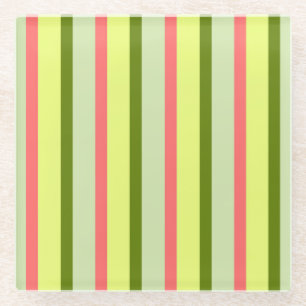 Posavasos De Vidrio Watermelon Stripe Classic