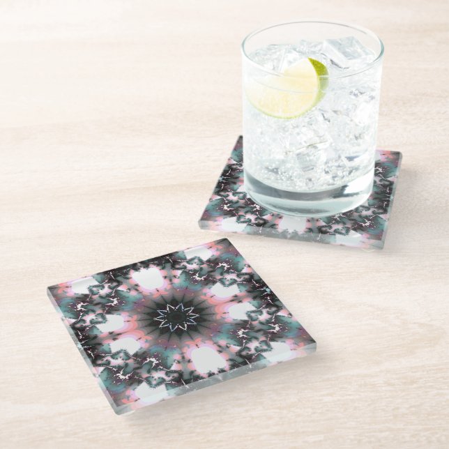Posavasos De Vidrio Web Gótica Frozen Winter Spider (Angular)