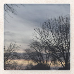 Posavasos De Vidrio Whispers of Winter