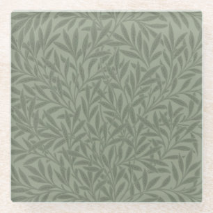 Posavasos De Vidrio William Morris Willow Flower Classic