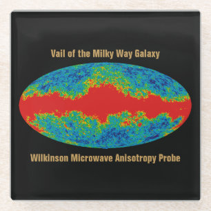 Posavasos De Vidrio WMAP, Valle de la Vía Láctea sobre el Universo