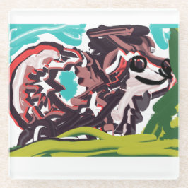 Posavasos De Vidrio Wolf en primavera