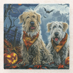 Posavasos De Vidrio Wolfhound Halloween Spooky