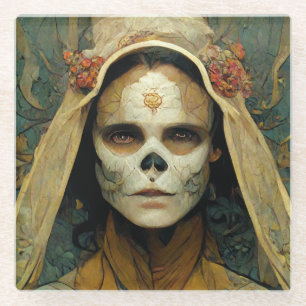 Posavasos De Vidrio Wood Witch 1 Fantasy