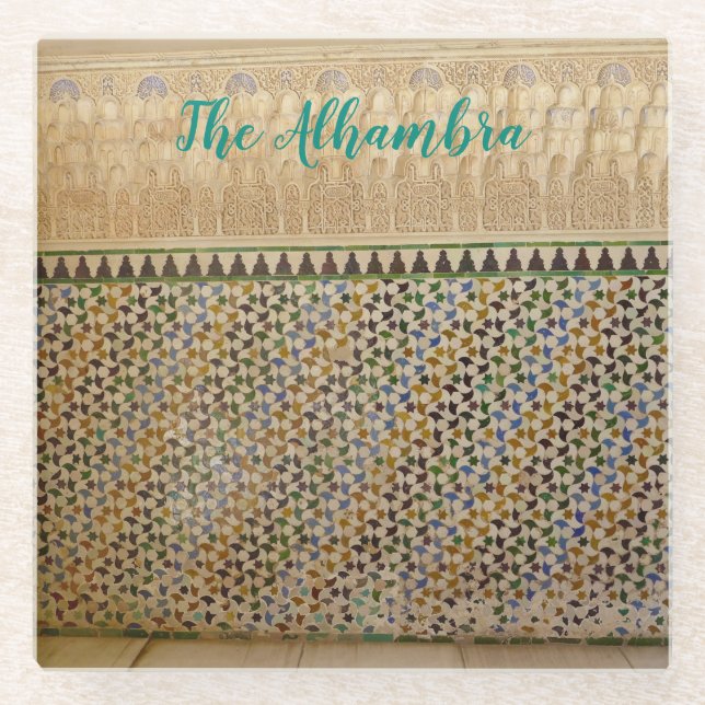 Posavasos De Vidrio World2Celebrate: La Alhambra (Anverso)