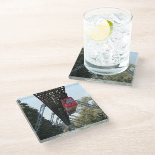 Posavasos De Vidrio Wuppertal Flotante Train / Wuppertaler Schwebebahn