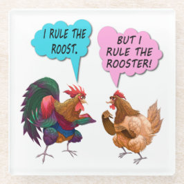 Posavasos De Vidrio Yo gobierro las raíces