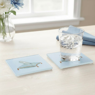 Posavasos De Vidrio Zapatilla de Cristal