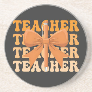 Posavasos De vuelta a la escuela: aprecio de los profesores 