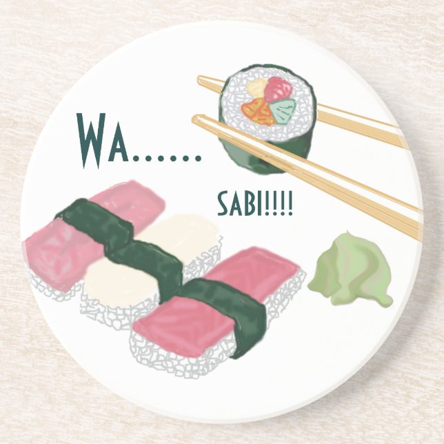 Posavasos de Wasabi de Sushi (Frente)