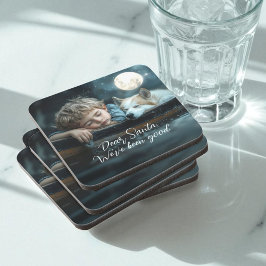 Posavasos Dear Santa We've Been Good Holiday Photo