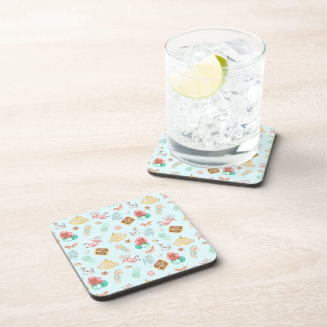 Posavasos Debajo del mar Duras escayola de plástico (Lado Derecho)