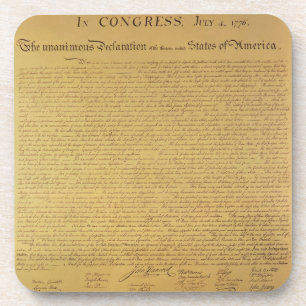 Posavasos Declaración de Independencia