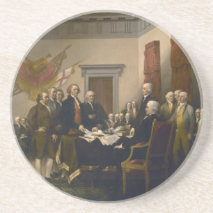 Posavasos Declaración de Independencia de Juan Trumbull