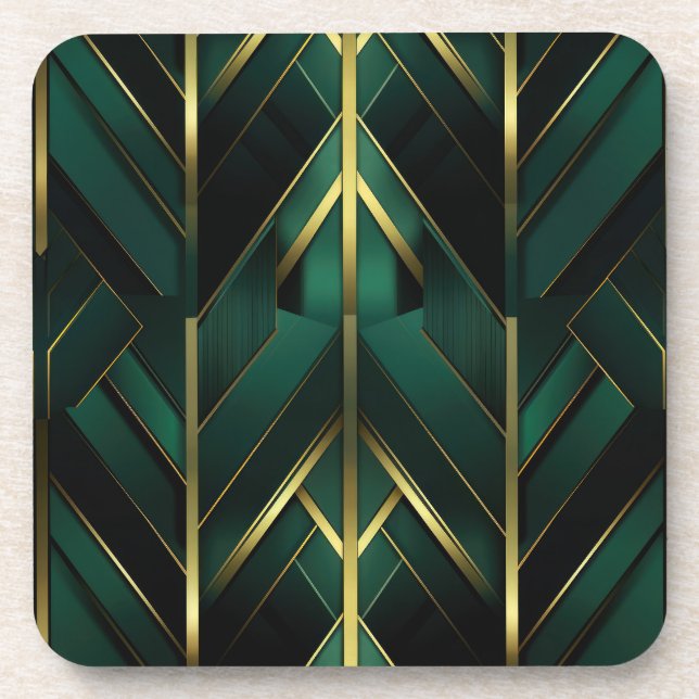 Posavasos Deco Verde (Frente)