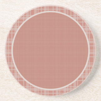 Posavasos Decoración de acento de cuadros beige terracota mo
