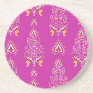 Posavasos decoración de almohadas rosa de mandala india