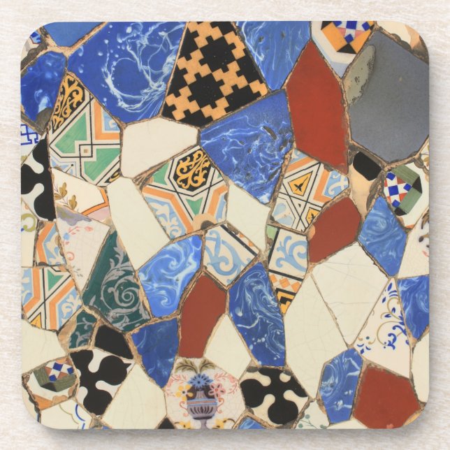 Posavasos Decoración de mosaico (Frente)