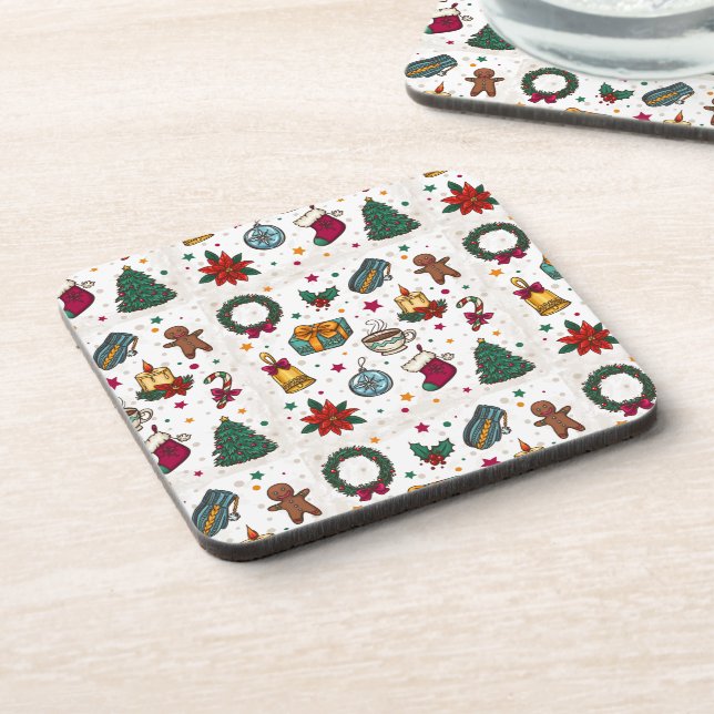 Posavasos decoración de Navidad (Lado Izquierdo)