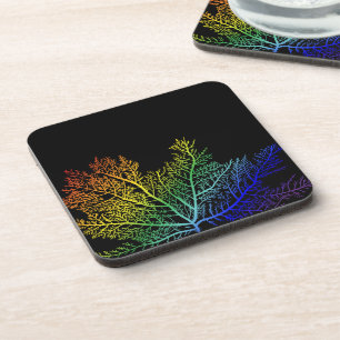 Posavasos Decoración vibrante de la mesa LGBTQ+