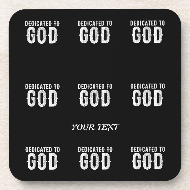 POSAVASOS DEDICADO AL TEXTO BLANCO DEL PERSONALIZABLE GUAY D (Frente)