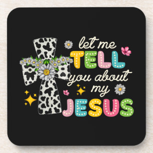 Posavasos Déjenme Decirles Acerca De Mi Jesús Groovy Christi