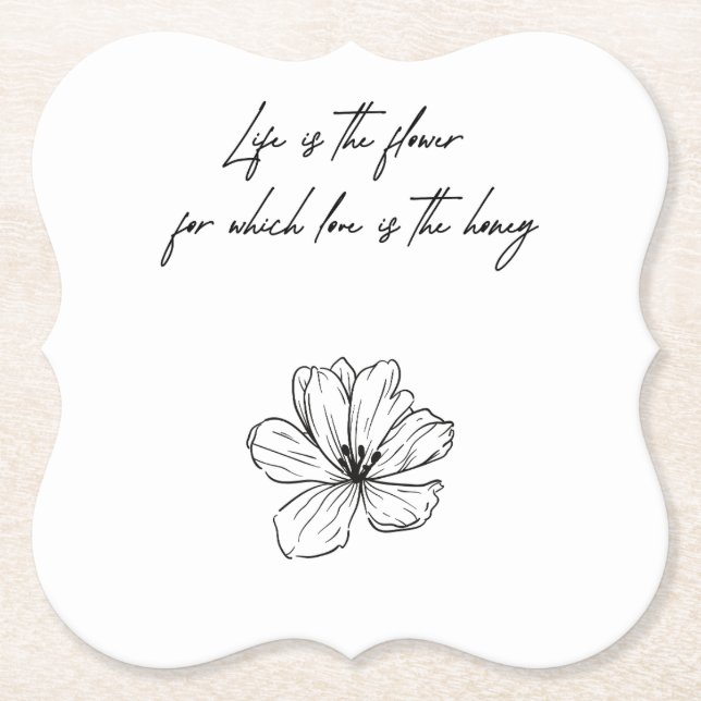 Posavasos del Amor (Anverso)