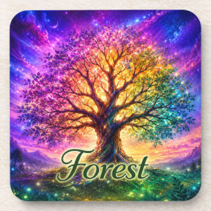 Posavasos del Árbol de la Vida del Bosque