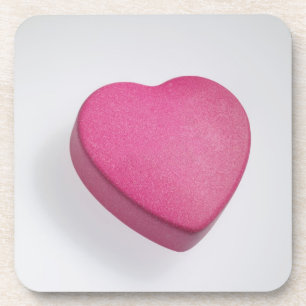 Posavasos Del intento caramelo del corazón otra vez