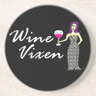 Posavasos Del vino del Vixen oscuridad travieso