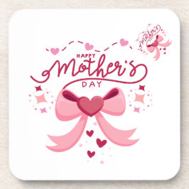 Posavasos Delantal diseñado de moda para el Día de la Madre